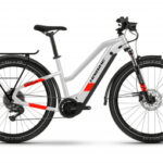 VTC ELECTRIQUE HAIBIKE TREKKING 7 TRAPEZ 27.5' 630 WH SHIMANO DEORE M5100 11V GRIS ROUGE 2022