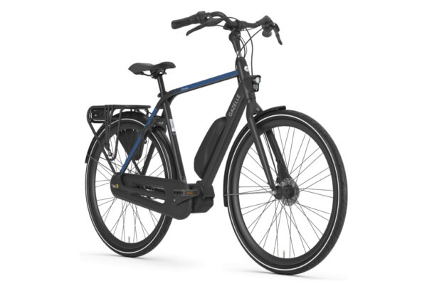 VÉLO DE VILLE ÉLECTRIQUE GAZELLE CITYGO C7 HMS H28 T7 SHIMANO NEXUS 7V 418 WH NOIR/BLEU 2021