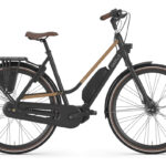 VÉLO DE VILLE ÉLECTRIQUE GAZELLE CITYGO C7 HMS L28 T7 SHIMANO NEXUS 7V 418 WH NOIR/MARRON 2021