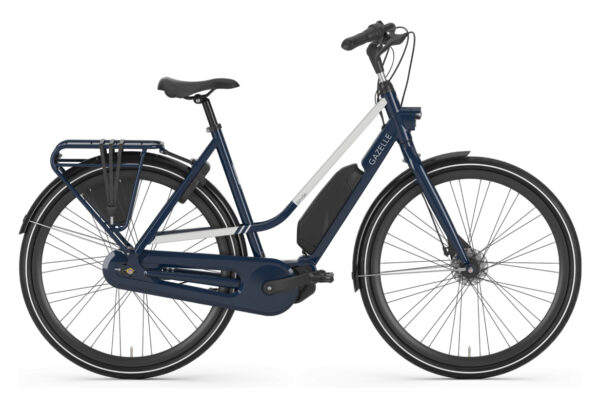 VÉLO DE VILLE ÉLECTRIQUE GAZELLE CITYGO C7 HMS L28 T7 SHIMANO NEXUS 7V 418 WH BLEU NAVY 2021