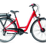 VÉLO DE VILLE ÉLECTRIQUE GITANE ORGANE-BIKE LADY SHIMANO TOURNEYALTUS 8V 400 WH 700 MM ROUGE RUBIS 2022