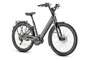 VÉLO DE VILLE ÉLECTRIQUE MOUSTACHE BIKES LUNDI 27.3 SHIMANO DEORE 10V 27.5'' 500 WH NOIR 2021