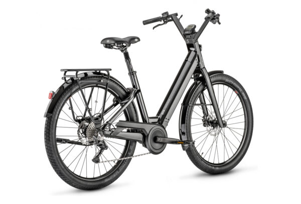 VÉLO DE VILLE ÉLECTRIQUE MOUSTACHE BIKES LUNDI 27.3 SHIMANO DEORE 10V 27.5'' 500 WH NOIR 2021