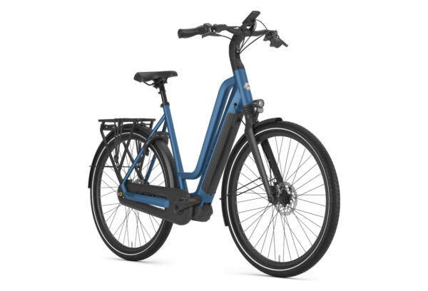 VÉLO DE VILLE ÉLECTRIQUE GAZELLE CHAMONIX C7 HMS SHIMANO NEXUS 7V 500 WH 700 MM BLEU 2021