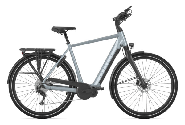 VÉLO DE VILLE ÉLECTRIQUE GAZELLE CHAMONIX T10 HMB H SHIMANO DEORE 10V 500 WH 700 MM GRIS 2022