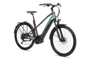 VÉLO DE VILLE ÉLECTRIQUE SUNN URB SLEEK WOMAN SHIMANO ALTUS 9V 400 WH 650B NOIR TURQUOISE 2022