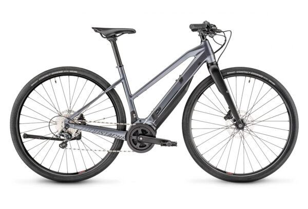 VÉLO DE VILLE ÉLECTRIQUE FITNESS MOUSTACHE BIKES VENDREDI 28.1 OPEN SHIMANO TIAGRA 10V GRIS 2020