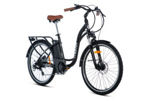 VÉLO DE VILLE ÉLECTRIQUE MOMA BIKES 26.2 SHIMANO 7V NOIR- MON VELOFRANCE