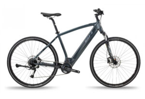 VTC ÉLECTRIQUE BH ATOM CROSS SHIMANO ACERA 8V 500 GRIS 2021