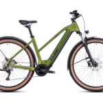 VTC Électrique Cube Nuride Hybrid Pro 750 Allroad Trapeze Shimano Deore 10V 750 Wh 29'' Vert Shinymoss 2023