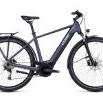 VTC Électrique Cube Touring Hybrid One 625 Shimano Alivio 9V 625 Wh 700 mm Gris 2023