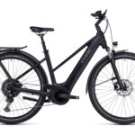 VTC Électrique Cube Touring Hybrid Pro 625 Trapeze Shimano Deore 11V 625 Wh 700 mm Noir 2023