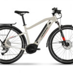 VTC Electrique Haibike Trekking 4 i500Wh 27.5' Shimano AlivioAltus 9V Beige Désert Blanc 2022