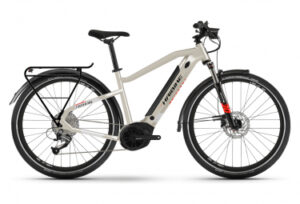 VTC Electrique Haibike Trekking 4 i500Wh 27.5' Shimano AlivioAltus 9V Beige Désert Blanc 2022