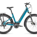 VTC Électrique Moustache Samedi 27 Xroad 2 Open Smart System Shimano Altus 9V 500 Wh 27.5'' Bleu Pétrole 2023