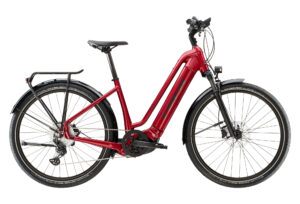 VTC Électrique Trek Allant+ 7 Lowstep Shimano Deore 10V 625 Wh 27.5'' Rouge Crimson 2023