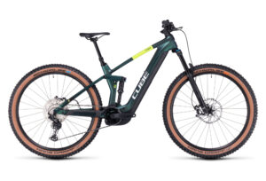 VTT Électrique Tout-Suspendu Cube Stereo Hybrid 140 HPC SLX 750 Shimano Deore/XT 12V 750 Wh 27.5'' Vert Goblin 2023