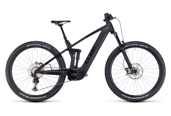 VTT Électrique Tout-Suspendu Cube Stereo Hybrid 140 HPC SLX 750 Shimano Deore/XT 12V 750 Wh 29'' Gris Carbon Reflex 2023