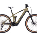 VTT Électrique Tout-Suspendu Cube Stereo Hybrid 160 HPC Race 625 27.5 Shimano Deore 12V 625 Wh 27.5'' Vert Olive 2023