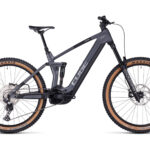 VTT Électrique Tout-Suspendu Cube Stereo Hybrid 160 HPC Race 750 27.5 Shimano Deore 12V 750 Wh 27.5'' Gris Metal 2023