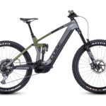 VTT Électrique Tout-Suspendu Cube Stereo Hybrid 160 HPC TM 750 27.5 Sram GX Eagle 12V 750 Wh 27.5'' Gris Flash Vert Olive 2023