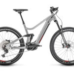 VTT Électrique Tout-Suspendu Moustache Bikes Samedi 27 Wide 5 Smart System Shimano Deore 12V 625 Wh 27.5'' Gris 2023