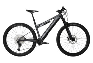 VTT Electrique Tout-Suspendu Trek E-Caliber 9.6 Shimano Deore / XT 12V 250Wh 29'' Gris Lithium / Noir 2e Gén