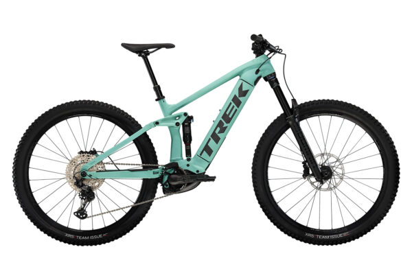 VTT Électrique Tout-Suspendu Trek Rail 7 Shimano SLX / XT 12V 625 Wh 29'' Vert Sauge Matt 2023