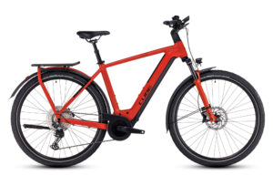 Vélo de Ville Électrique Cube Kathmandu Hybrid EXC 750 Shimano Deore 12V 750 Wh 700 mm Rouge 2023