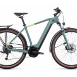 Vélo de Ville Électrique Cube Touring Hybrid One 400 Shimano Alivio 9V 400 Wh 700 mm Vert Sharp 2022