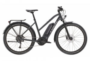 Vélo de Ville Electrique Trek Allant+ 5 Stagger 27.5'' 500wh Shimano 9V Solid Charcoal 2021