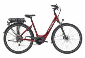 Vélo de Ville Électrique Trek VERVE+ 1 Mowstep Shimano Altus 8V 400wh Rage Red 2021 1